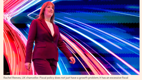 Financial Times article on UK fiscal policy